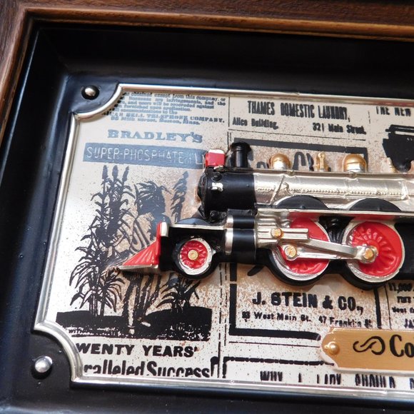 Vintage Intercraft Industries COLUMBIA and DIXIE BELLE Trains Wall Plaques - Picture 9 of 13